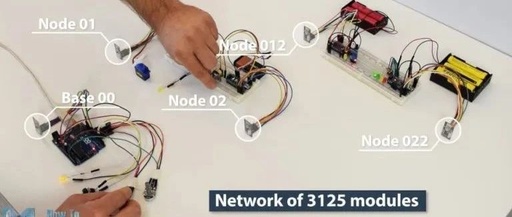 Building an Arduino Wireless Network with Multiple NRF24L01 Modules