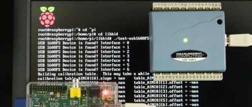 Application of MCC Data Acquisition Card Based on Raspberry Pi