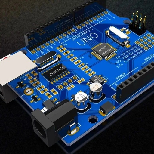 3D Model Design of Arduino Uno R3 (CH340) Development Board in Solidworks