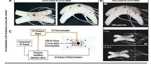 Transforming Arduino Boards into Flexible Circuits for Soft Robotics