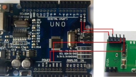 Connecting Arduino Development Board with Card Reader Module