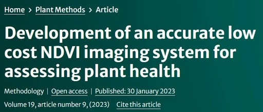 Low-Cost NDVI Imaging System for Assessing Plant Health