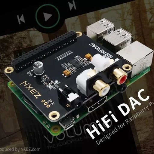 Raspberry Pi HiFi DAC v1.1 Expansion Board Now Available