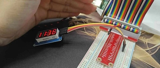 Raspberry Pi 3B+ TM1637 Digital Tube Clock