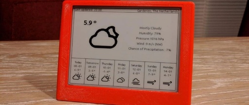 Smart Weather Display Using ESP32 and 4.2" E-Ink Screen