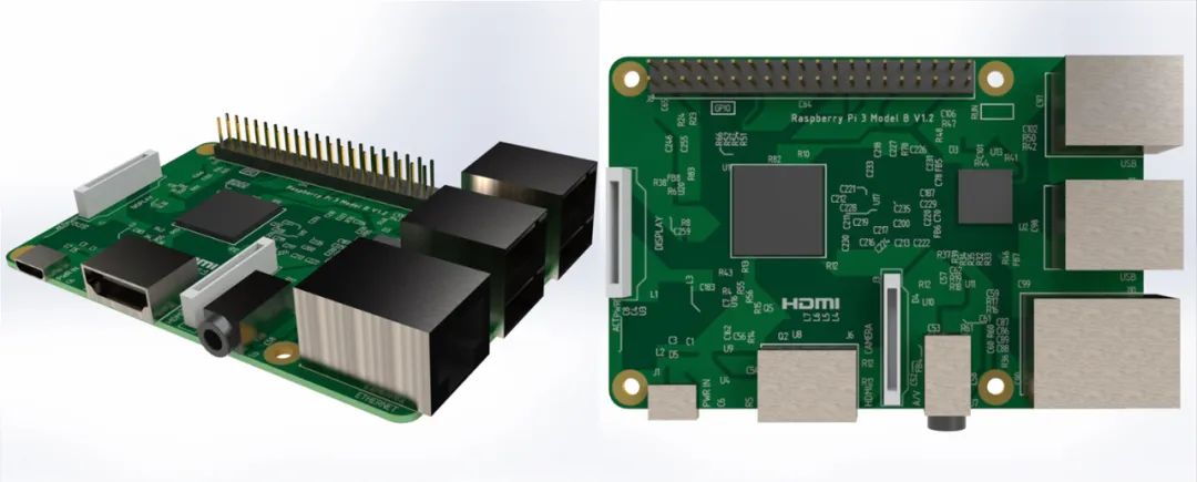 Raspberry Pi 3 Development Board 3D Models and Designs