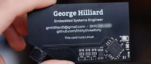 My Business Card Runs Linux: A Unique Embedded Project