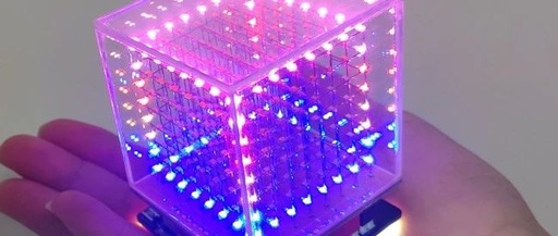 Creating a Mini Light Cube Using ESP32 and STC51 Chips