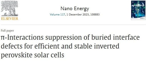 Suppressing Buried Interface Defects for Efficient and Stable Inverted Perovskite Solar Cells