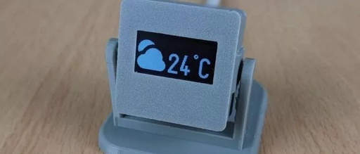 DIY Indoor Thermometer Using 3D Printed OLED Display