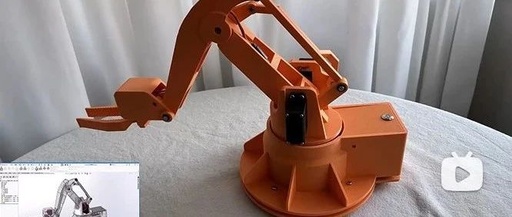 DIY Remote-Controlled Robotic Arm Using ESP32