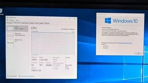 Running Full Windows 10 ARM on Raspberry Pi