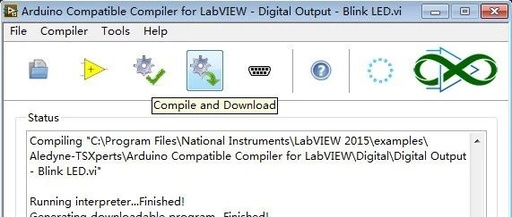 How to Compile LabVIEW Code and Upload it to Arduino?