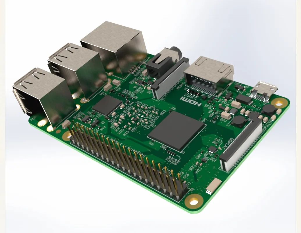 Raspberry Pi 3 Development Board 3D Models and Designs