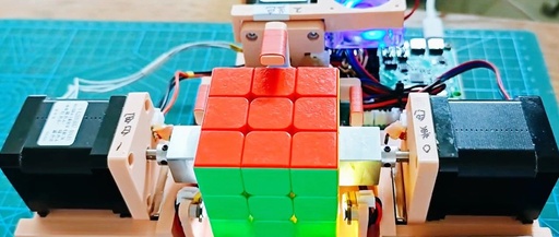 Open Source | Rubik's Cube Solving Robot Based on Raspberry Pi RP2040 - Solve in 7 Seconds