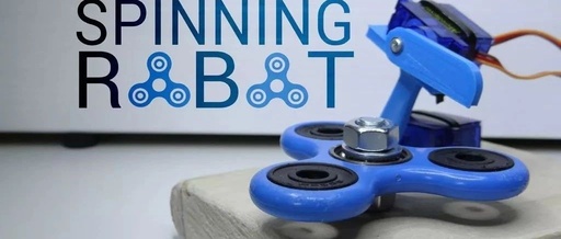 Build a Fidget Spinner Robot with Arduino and Servo