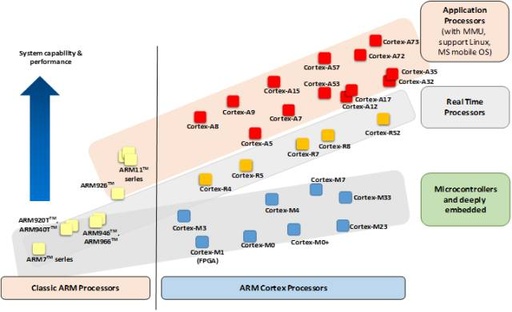 Understanding the Differences and Commonalities of Cortex-M Series Processors