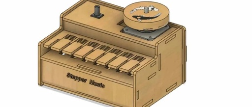 Creating a Palm-Sized Electronic Piano with a Stepper Motor