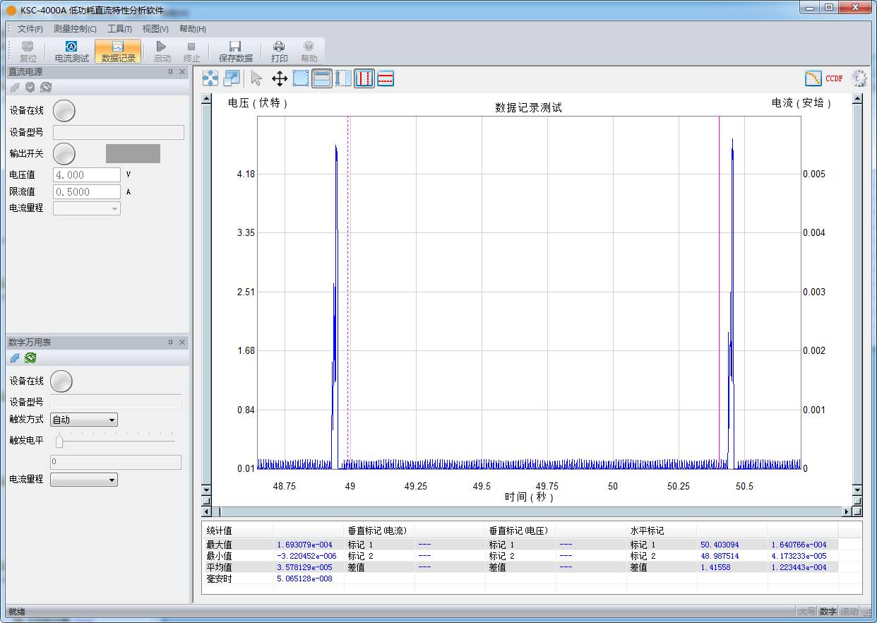 Low Power Bluetooth Pulse Current Testing Using KSC-4000A