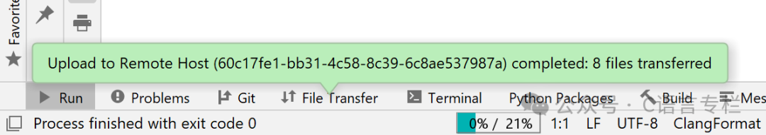 Using Local Source for Remote Programming in CLion