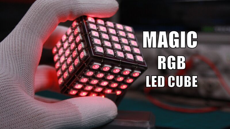Create a Colorful Glowing Cube Based on Raspberry Pi RP2040