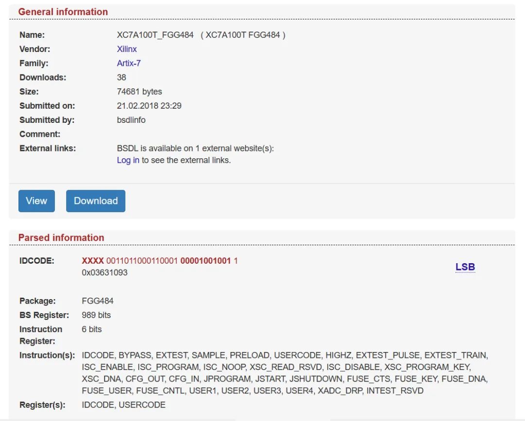 Powerful JTAG Boundary Scan 2 - BSDL Files