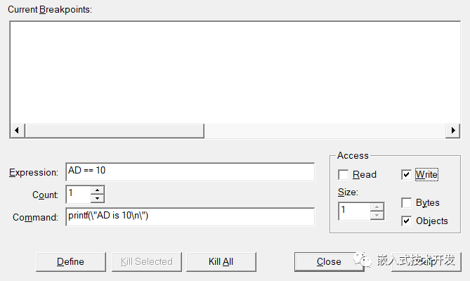 Advanced Usage of Breakpoints in Keil Debugging
