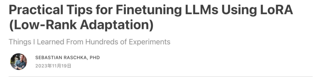 Cost-Effective Fine-Tuning with LoRA