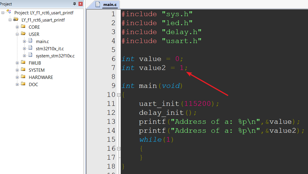 Understanding Pointers in Microcontrollers