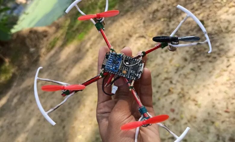 Build Your Own ESP8266 Drone That Can Climb Walls!