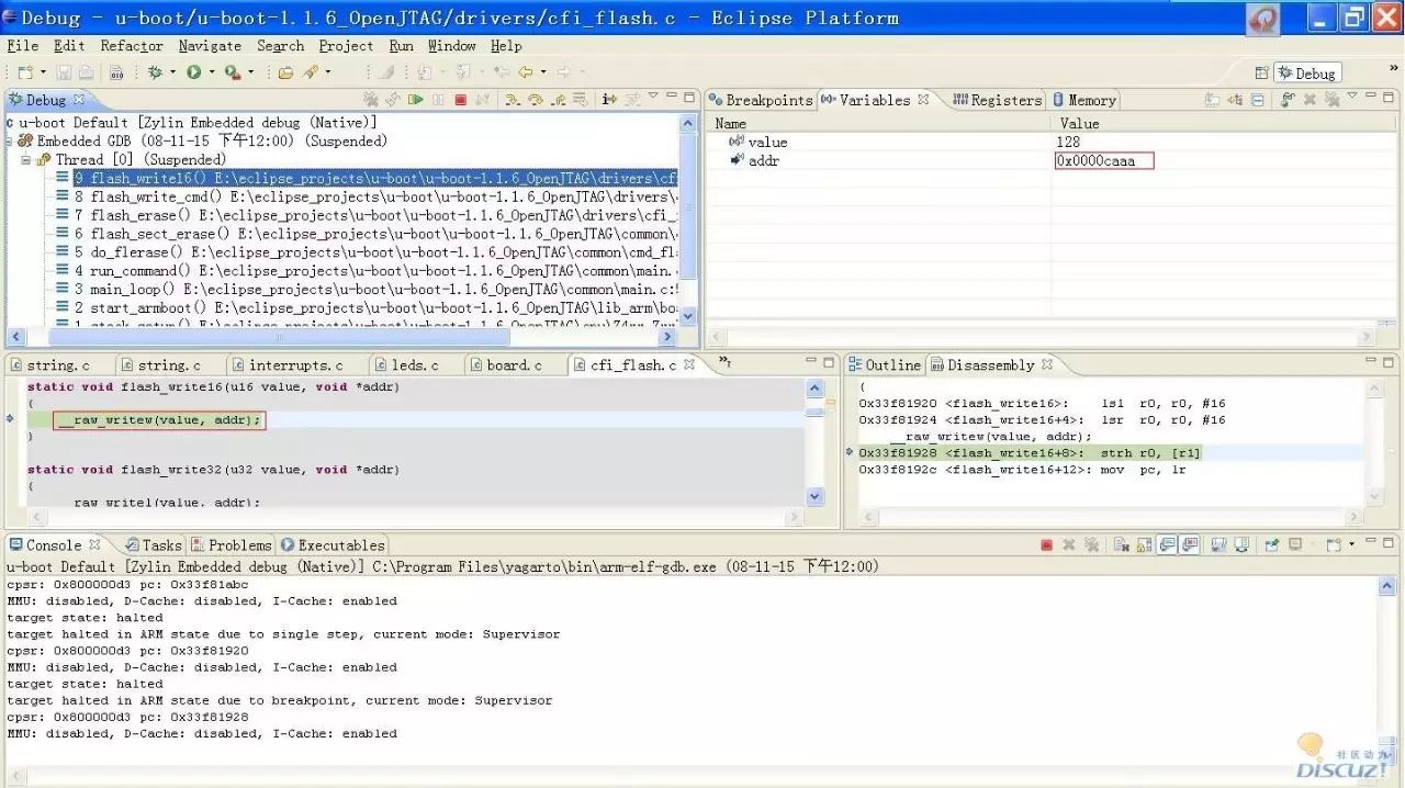 OpenJTAG Debugging Example: Resolving SST39VF1601 Erase Issue