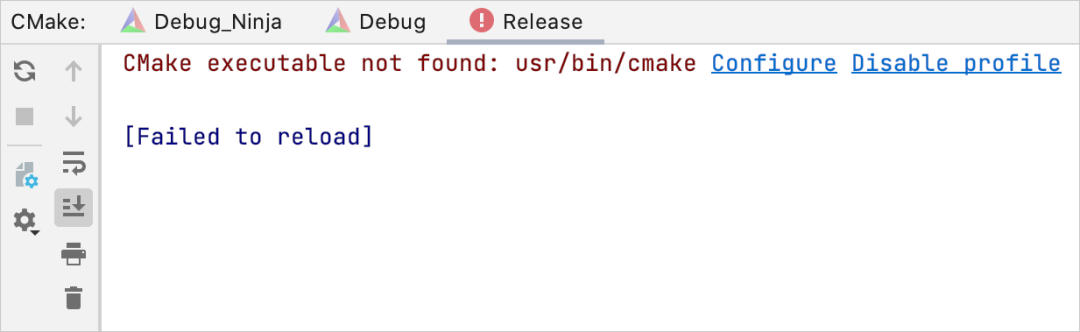 CMake Configuration Files in CLion