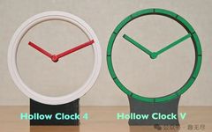 Fifth Generation Hollow Clock Made with RP2040