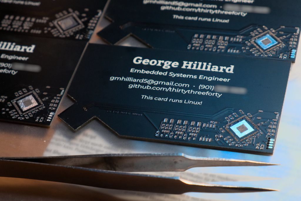 Creating a Business Card That Runs Linux and Python