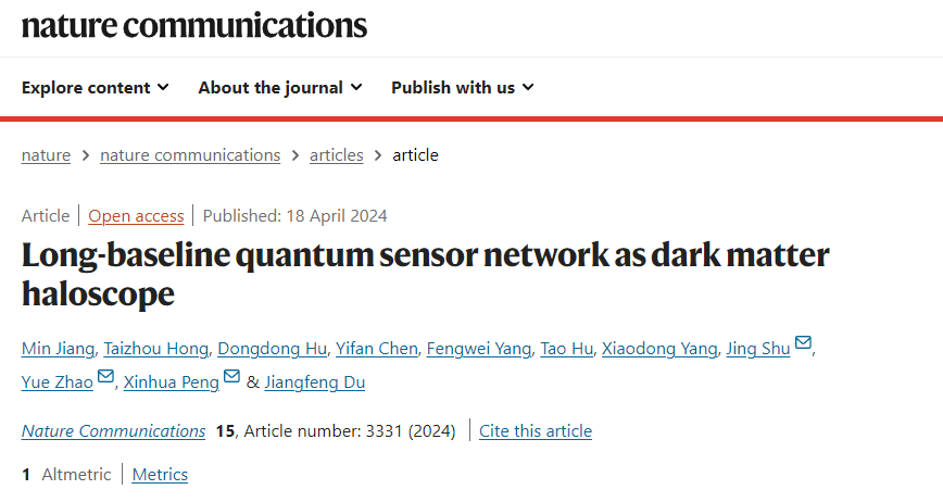 Quantum Sensor Network: A New Frontier in Dark Matter Research
