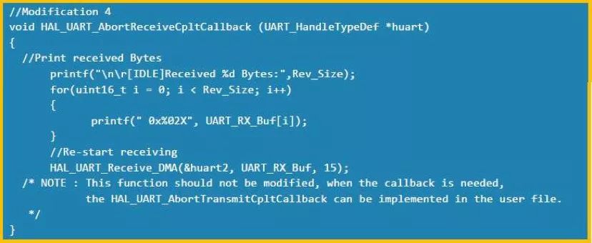 Using UART IDLE Interrupt for Receiving Variable Length Serial Data