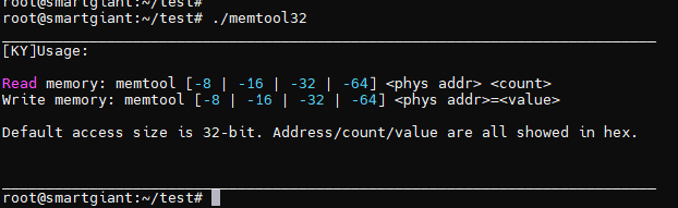 Linux Tools i2c-tool and memtool32 for Register Operations
