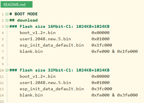 ESP8266 Module Firmware Local Upgrade Steps