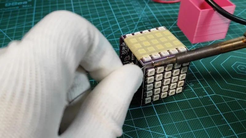 Create a Colorful Glowing Cube Based on Raspberry Pi RP2040