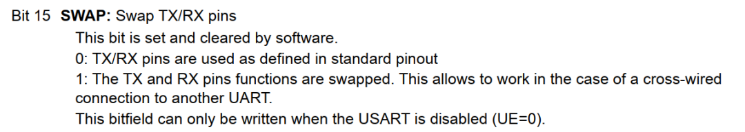 How to Swap UART Rx and Tx Pins and Invert Levels