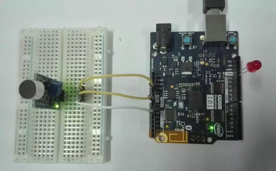 Voice-Controlled Light Using Arduino 101