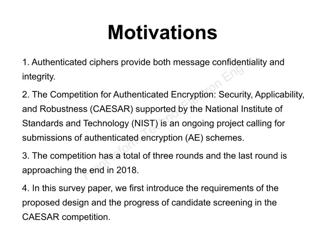 Design Analysis and Security Evaluation of CAESAR Competition Authenticated Encryption Algorithms