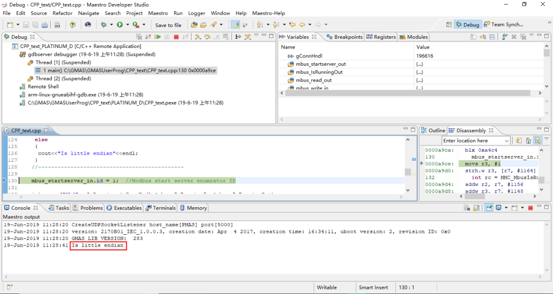 Modbus Communication in PMAS Controller