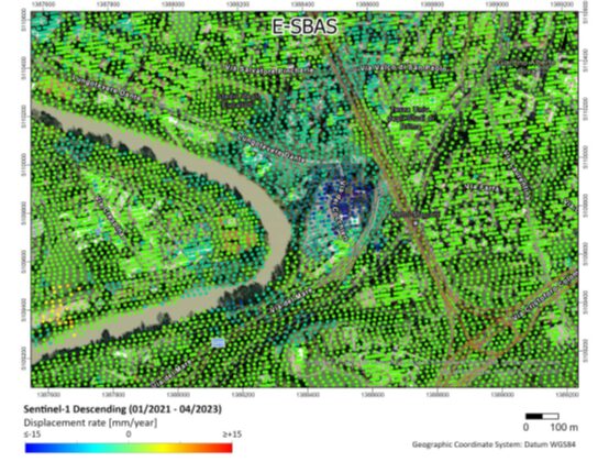 DS-InSAR Technology of SARscape 5.7: E-PS and E-SBAS