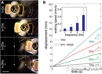 Muscle-Driven Miniature Robots Using Battery-Free Wireless Optoelectronics