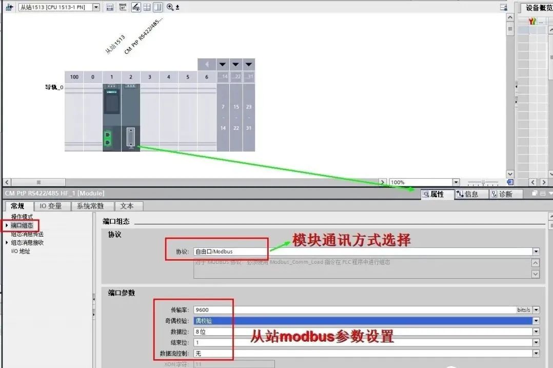 Testing Modbus RTU Communication Between Siemens PLC 1200 and 1500