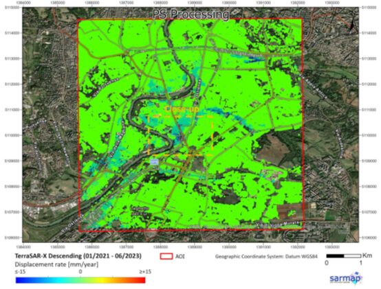 DS-InSAR Technology of SARscape 5.7: E-PS and E-SBAS