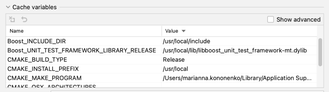CMake Configuration Files in CLion