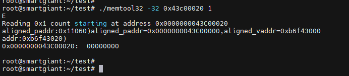 Linux Tools i2c-tool and memtool32 for Register Operations