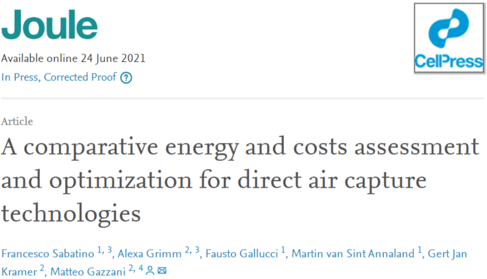 Energy Cost Assessment and Optimization of CO2 Capture Technologies